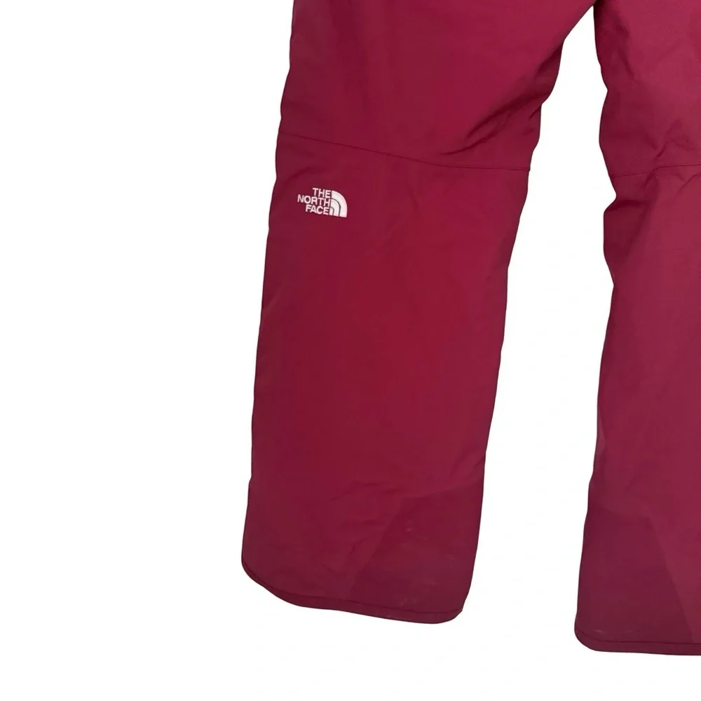North Face Mens Small Red Ski Snow Pants Suit Bibs Snowboard Winter Pant Guys